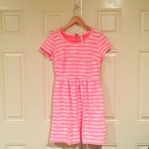 Bright Pink A-Line Dress